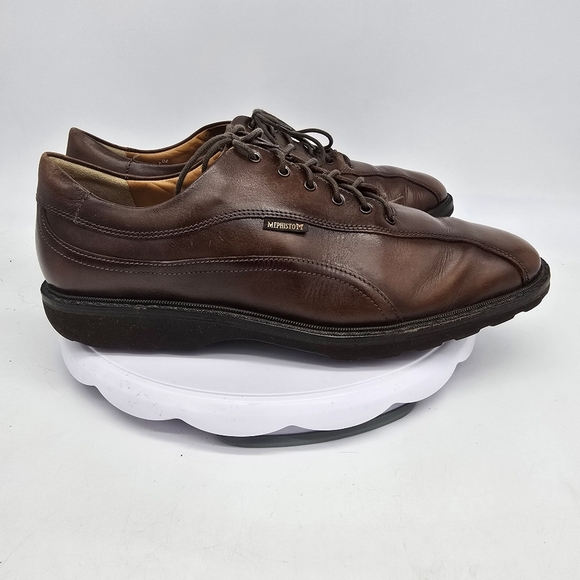 Mephisto Shoe Men's 10.5 Abel Goodyear Welt Sole Premium Brown Oxford Derby - Picture 4 of 10